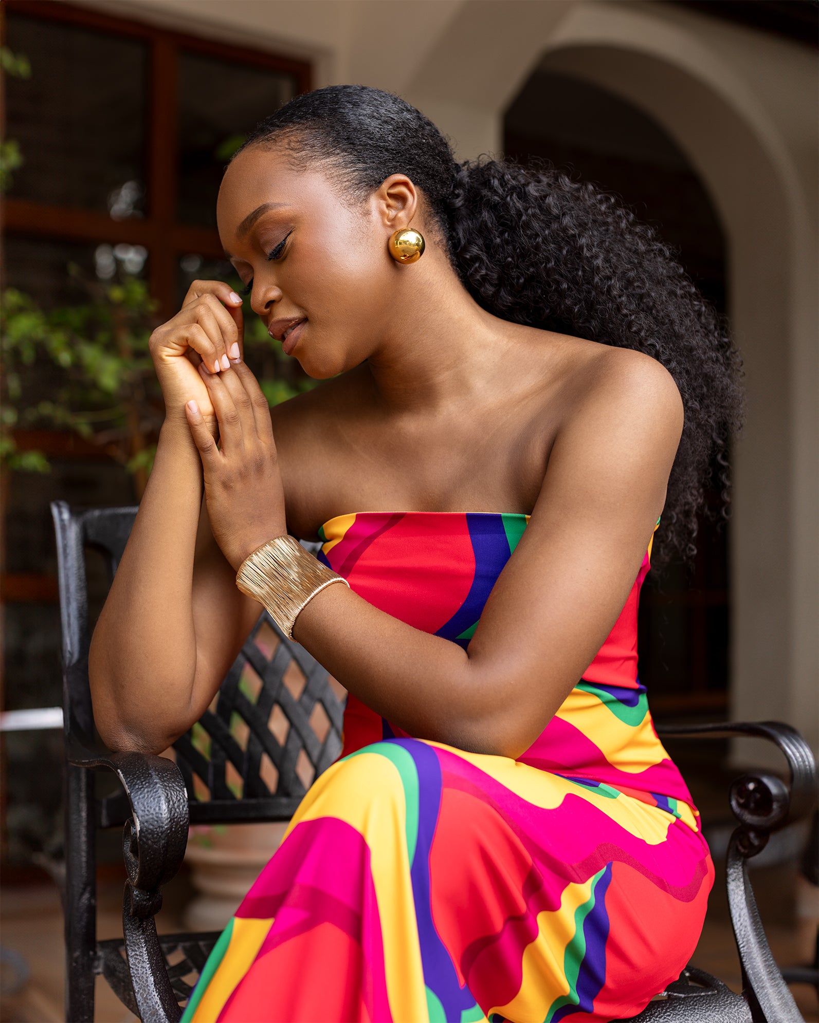 Sapelle Maxi Dress | Strapless Maxi Dress | Loviaeno