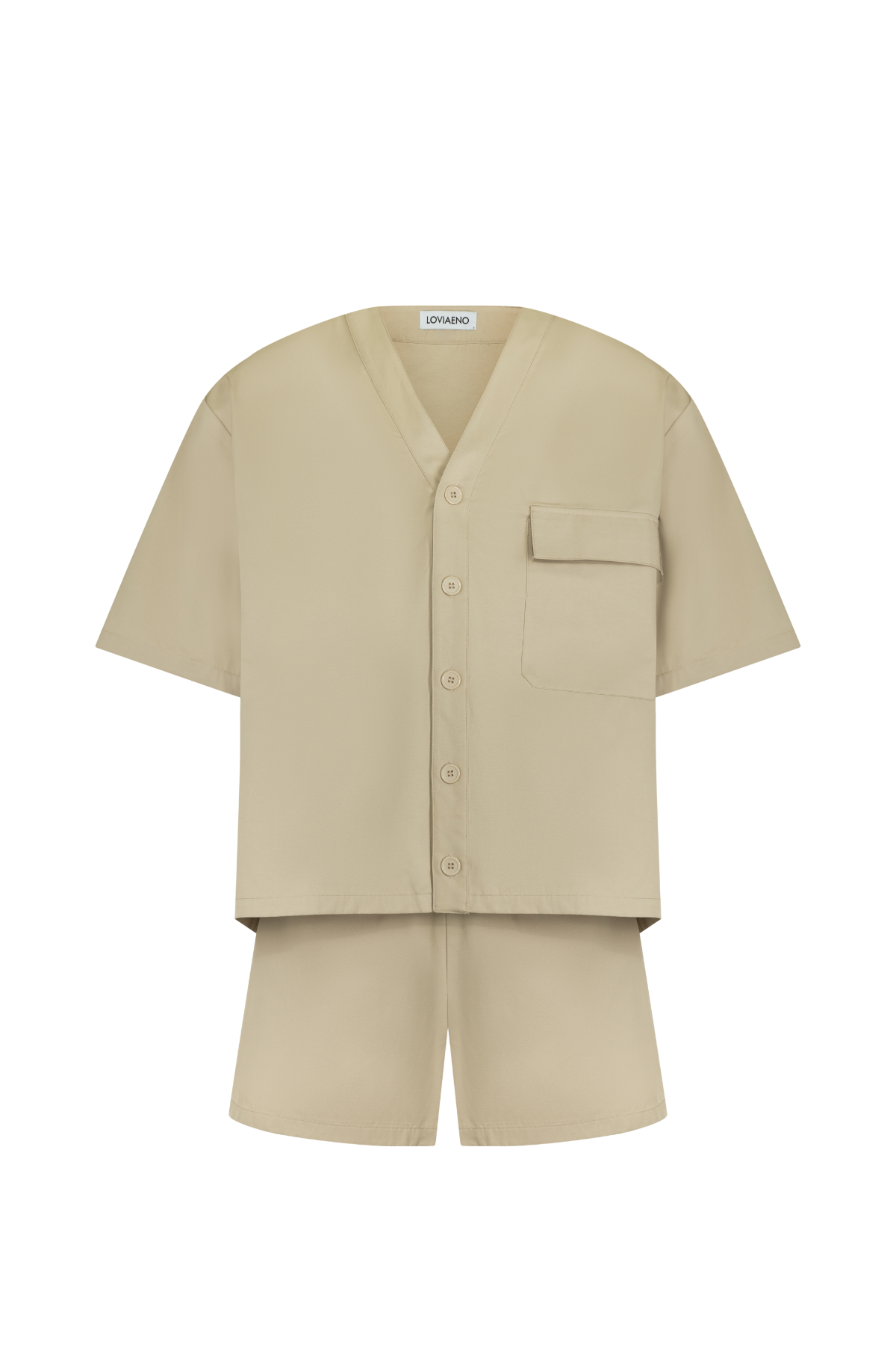 REWA Pocket Shirt Beige
