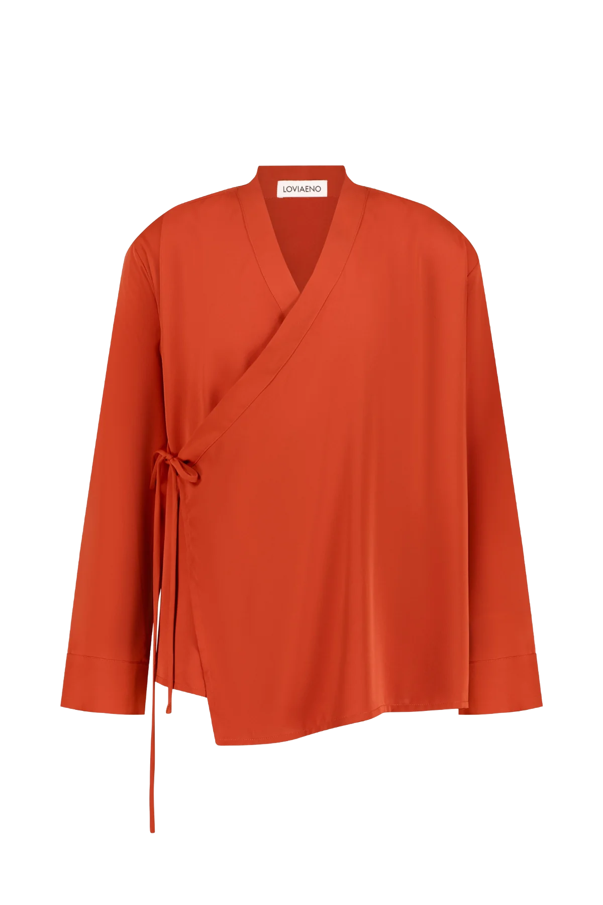 Tega Long Sleeve Wrap Shirt
