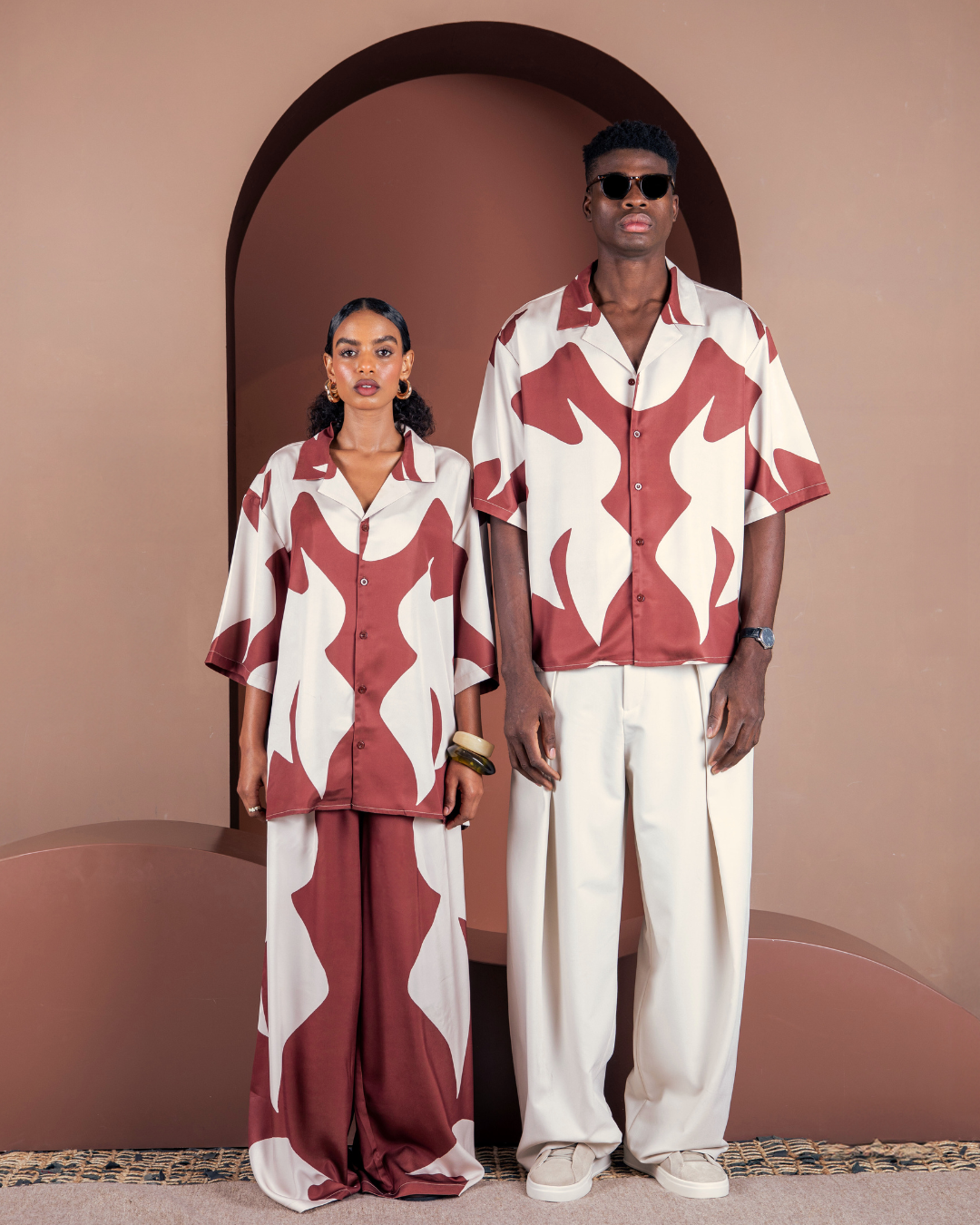 SAVO Print Oversized Unisex Shirt