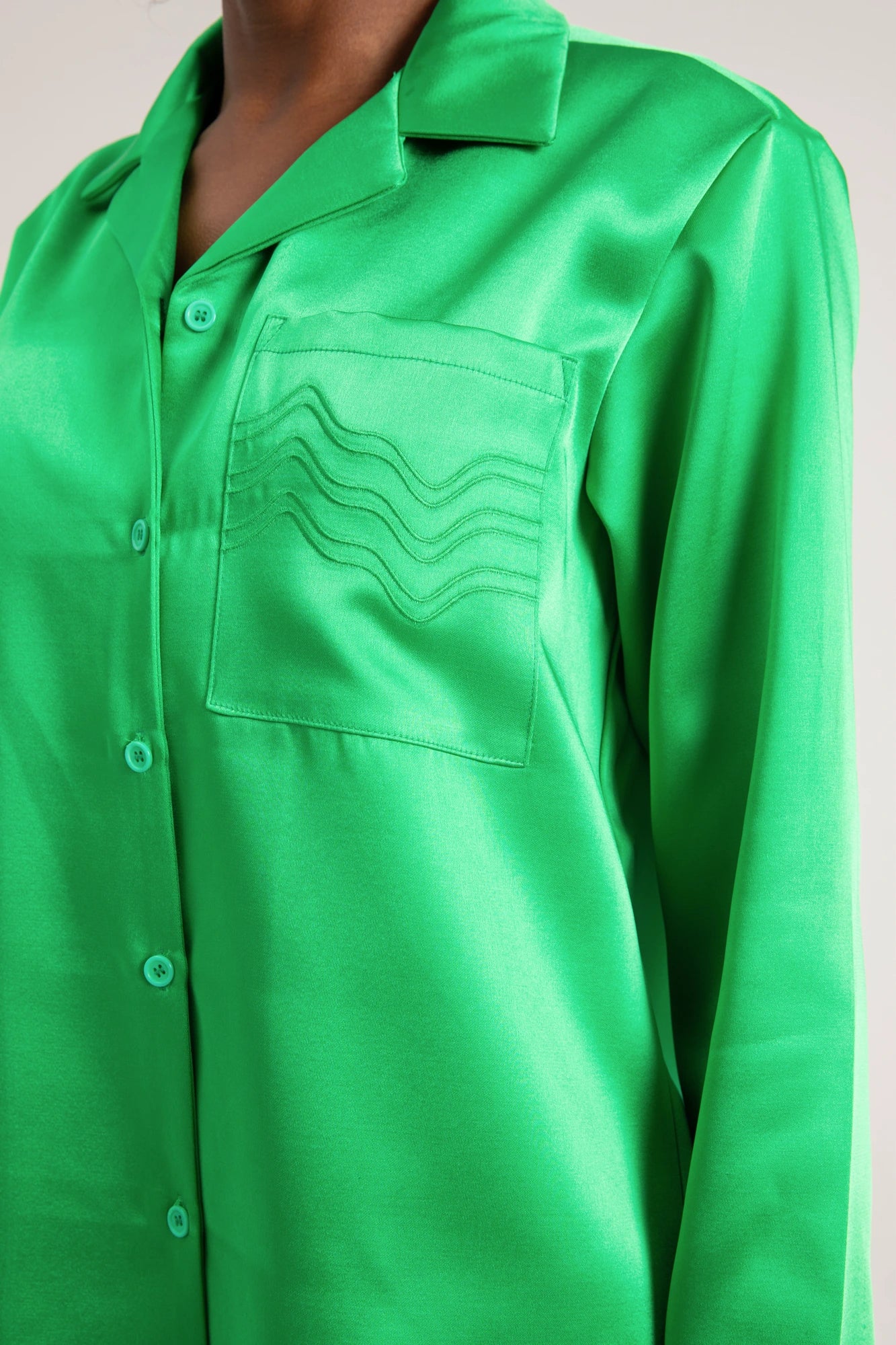 Aceno Long Sleeve Oversized Shirt
