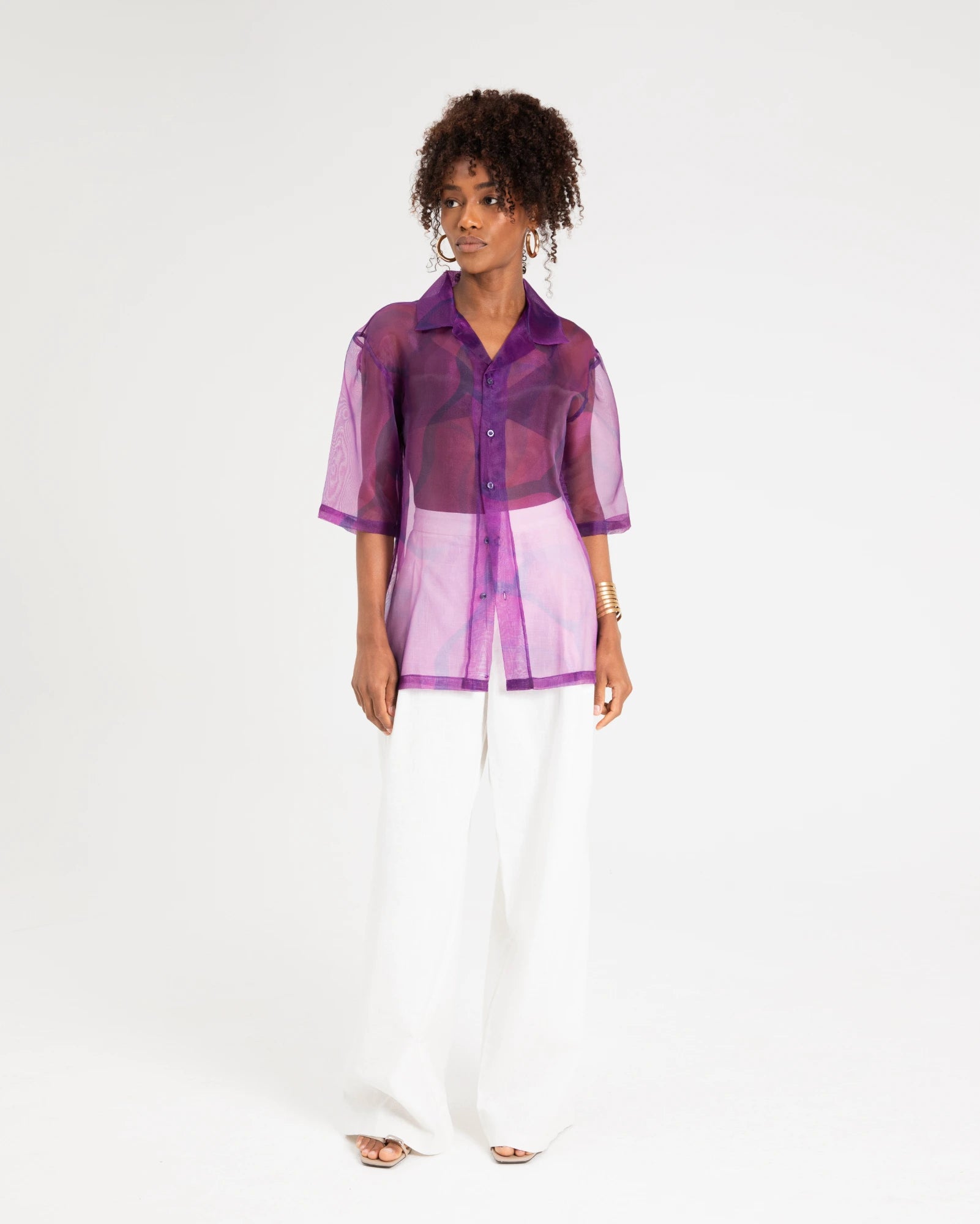 Fusa Organza Women Shirt | Organza Women Shirt | Loviaeno